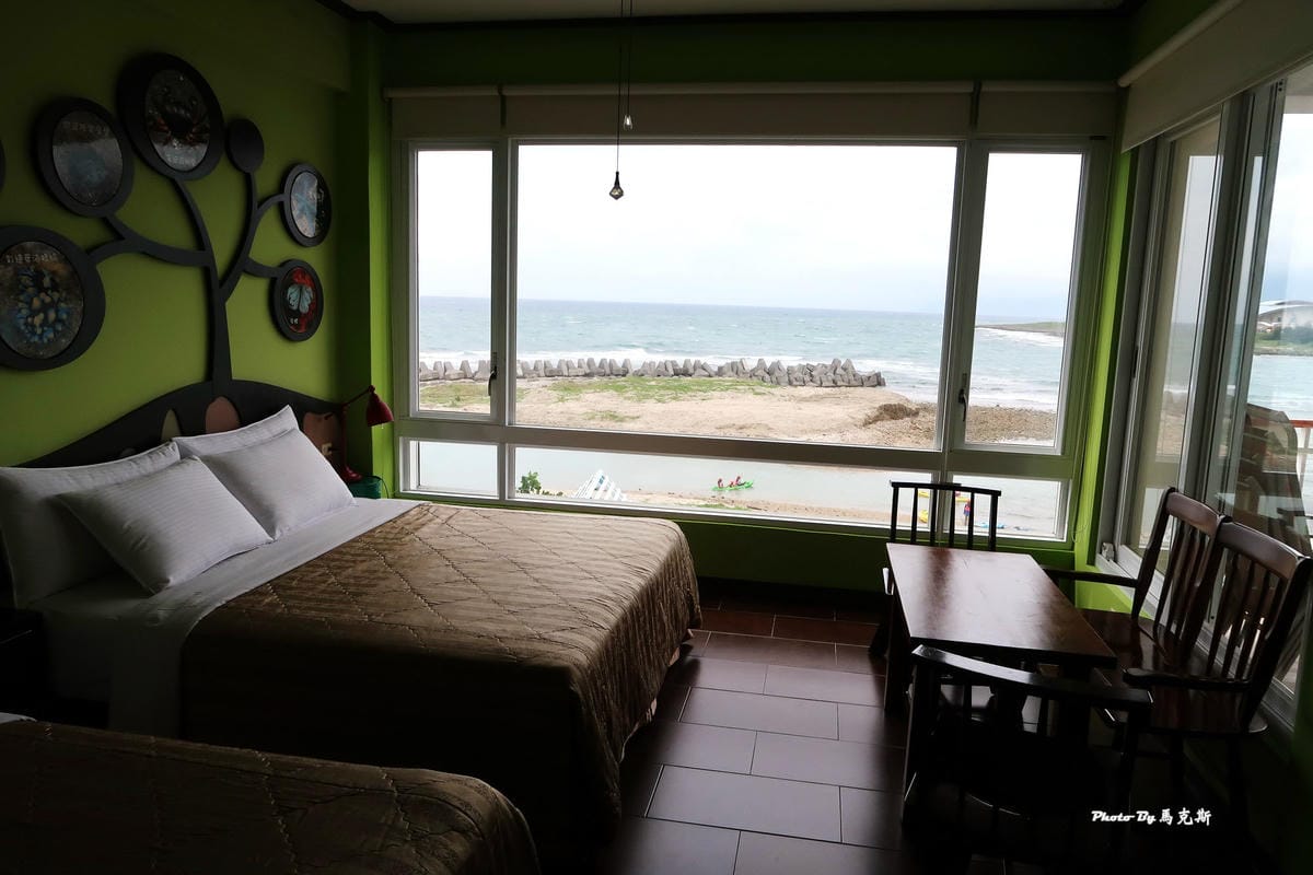 墾丁後灣藍海晴天海景民宿|屏東車城墾丁住宿推薦:海景四人房寬 墾丁後灣藍海晴天海景民宿|屏東車城墾丁住宿推薦:海景四人房寬