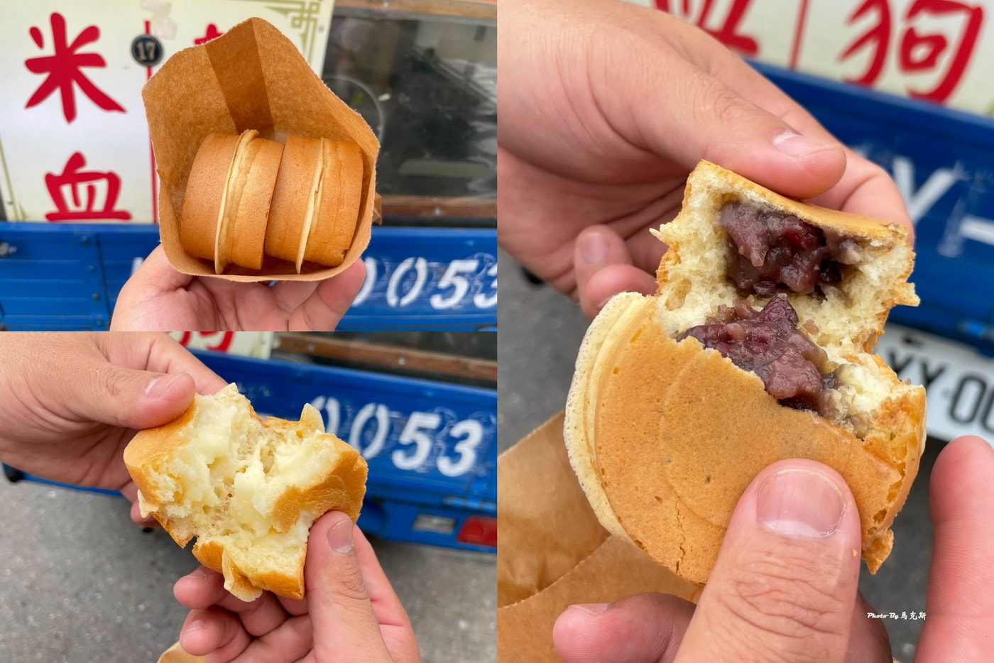 【彰化福興美食推薦】大寶紅豆餅｜在地30年老字號美味紅豆餅 每個銅板價買10送1 還有賣熱狗和米血 近鹿港老街|外帶|鹿港天后宮|