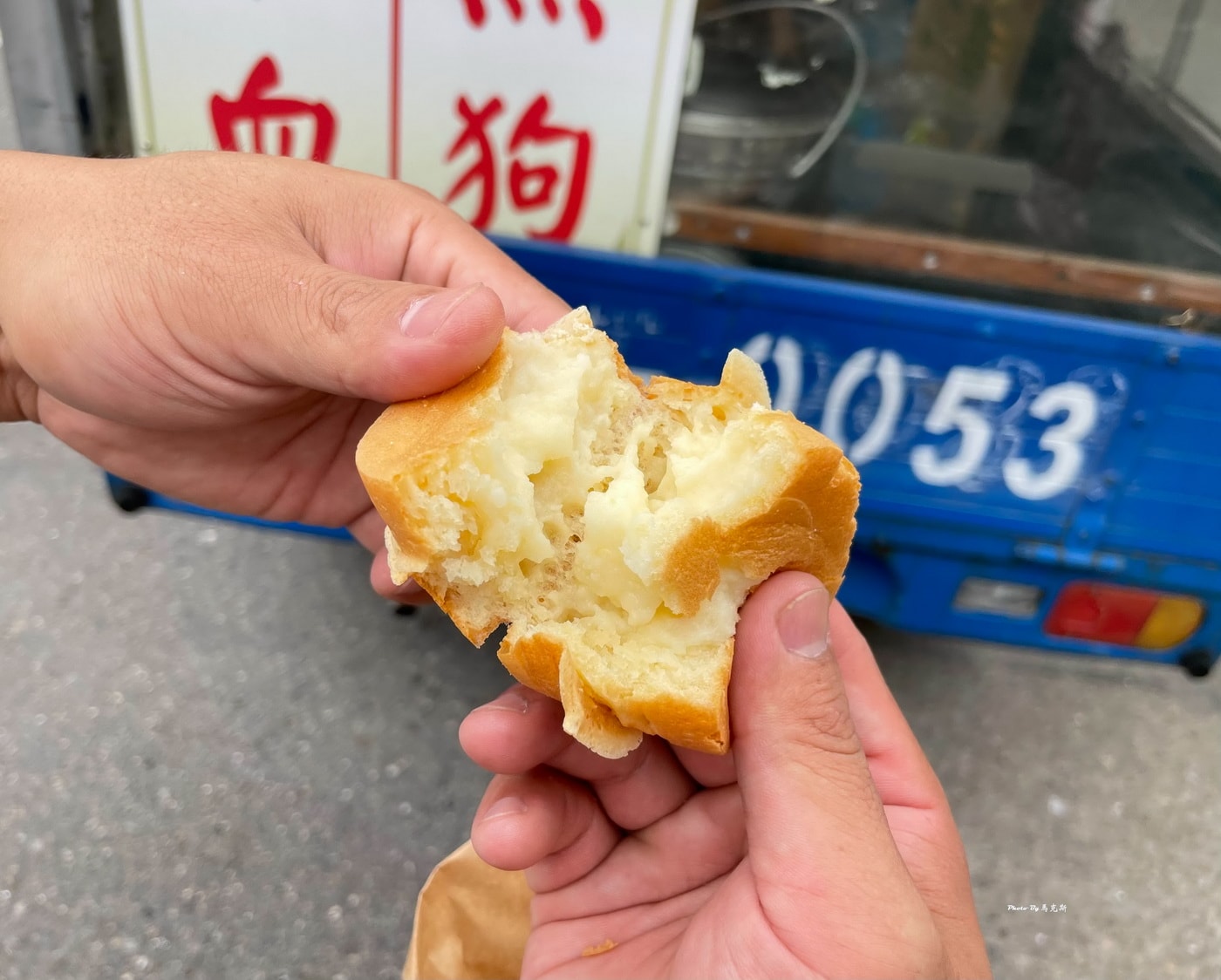 【彰化福興美食推薦】大寶紅豆餅｜在地30年老字號美味紅豆餅 每個銅板價買10送1 還有賣熱狗和米血 近鹿港老街|外帶|鹿港天后宮|
