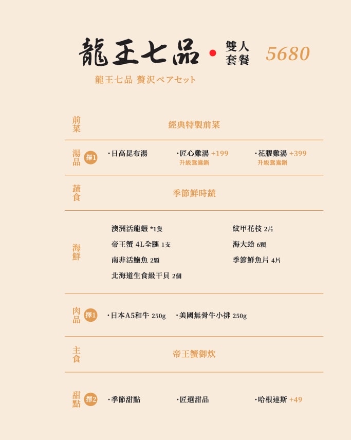 【台中西屯美食推薦】匠極緻鍋物市政店｜奢華海陸雙人套餐 帝王蟹四吃的頂級懷石火鍋 有專人桌邊服務 台中市政府對面