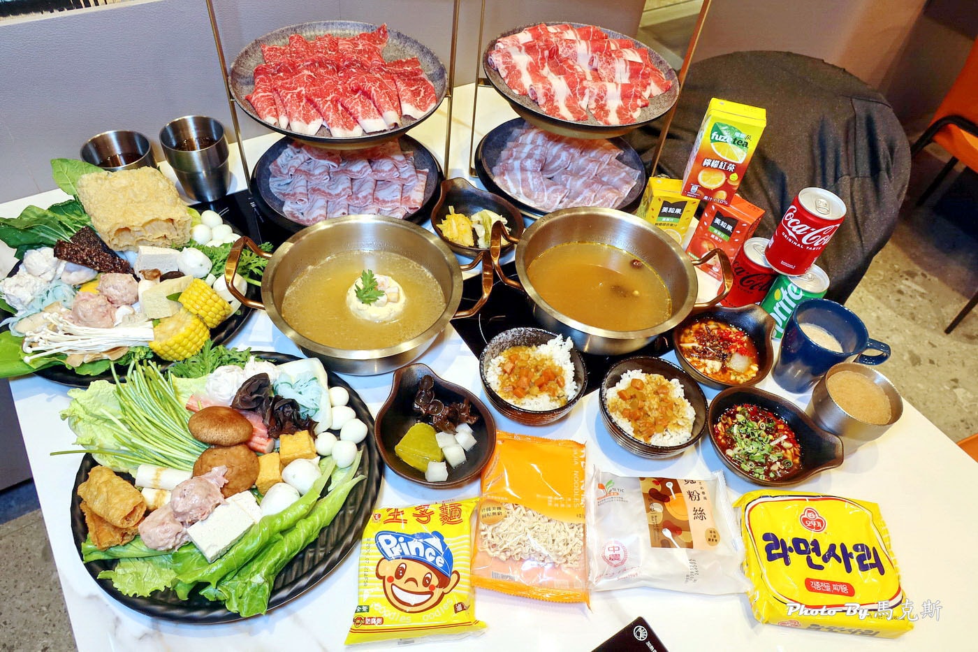 【員林美食推薦】桔日鍋物｜新開幕質感火鍋店 雙人套餐豐盛美味 限量滑嫩蒸蛋鍋 蔬食自助吧吃到飽 聚餐聚會新選擇 近員林車站