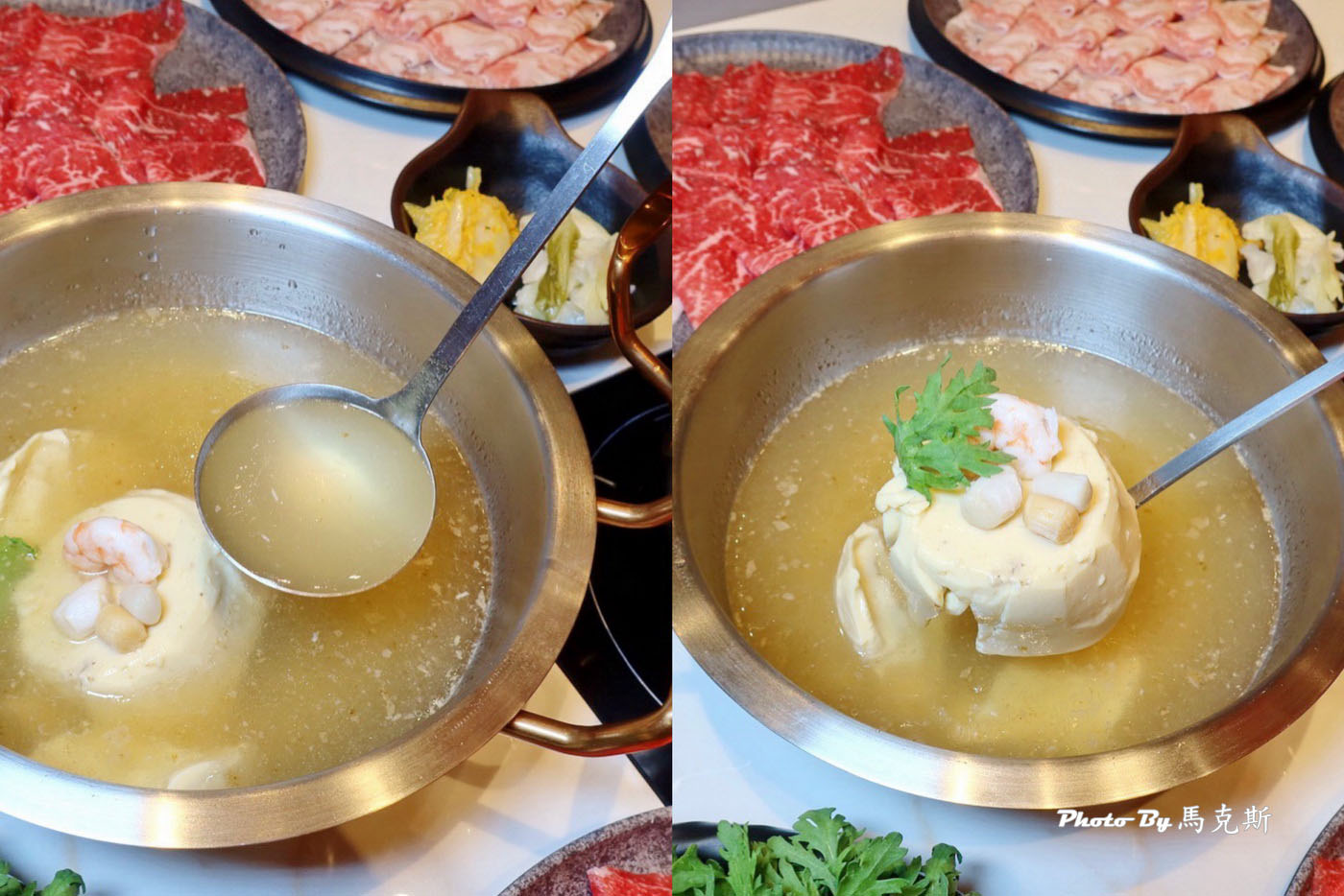 【員林美食推薦】桔日鍋物｜新開幕質感火鍋店 雙人套餐豐盛美味 限量滑嫩蒸蛋鍋 蔬食自助吧吃到飽 聚餐聚會新選擇 近員林車站