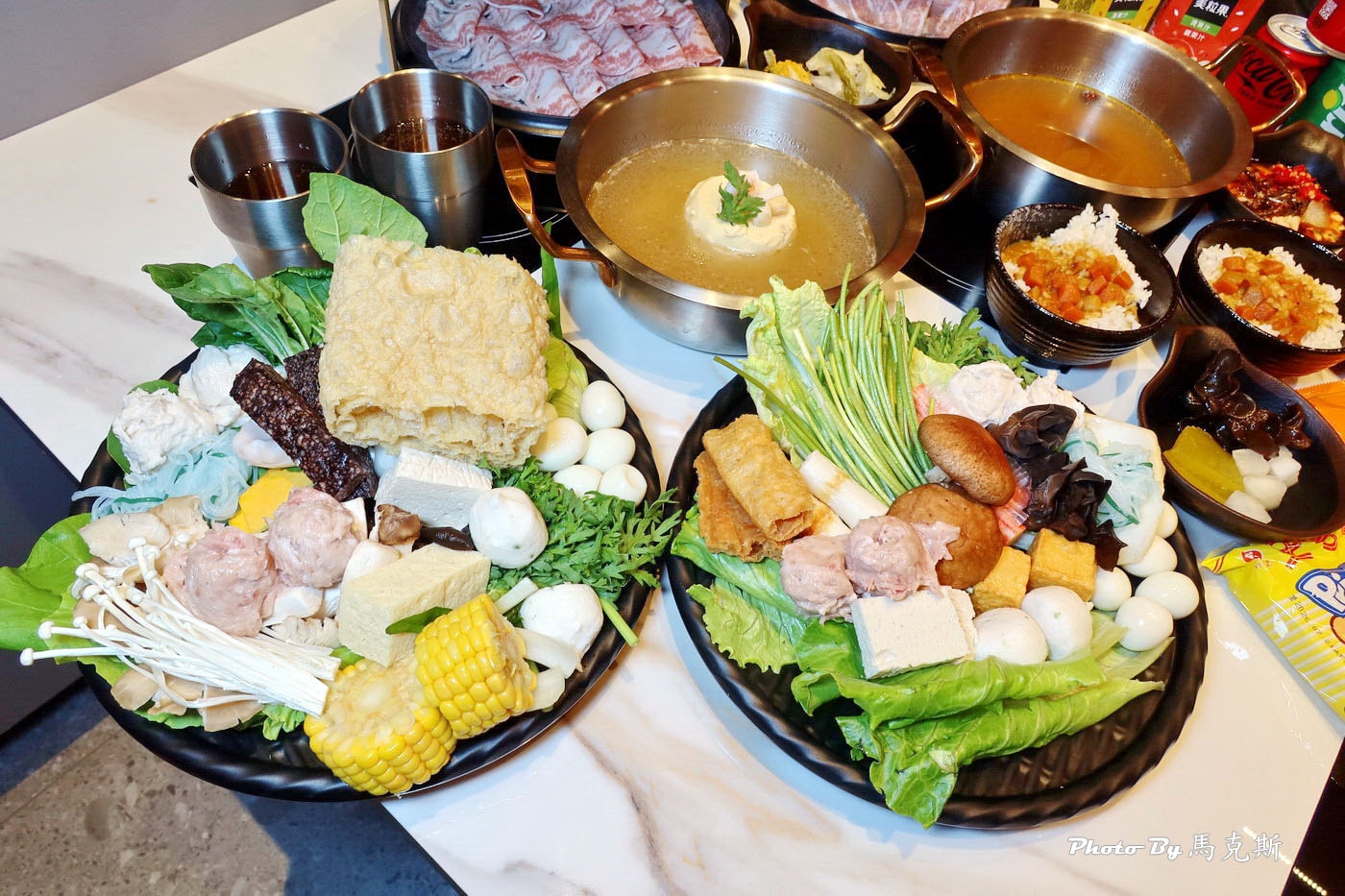 【員林美食推薦】桔日鍋物｜新開幕質感火鍋店 雙人套餐豐盛美味 限量滑嫩蒸蛋鍋 蔬食自助吧吃到飽 聚餐聚會新選擇 近員林車站