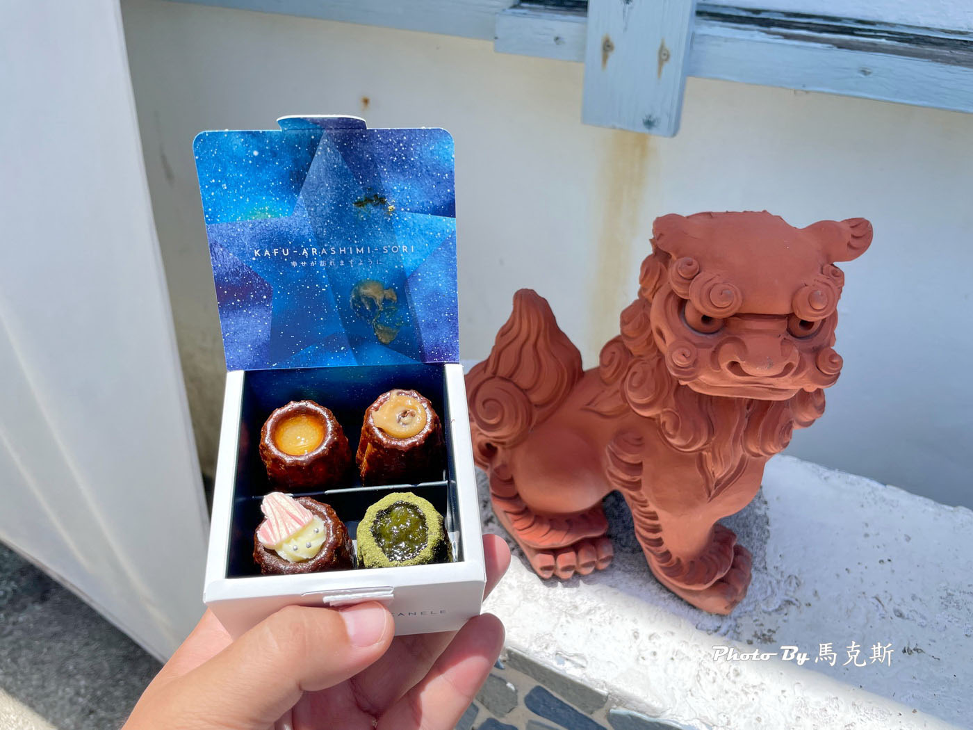 【沖繩浦添美食推薦】Houki Boshiほうき星可麗露港川本店｜港川外人住宅人氣可麗露店 外酥內軟Q好吃 當伴手禮也很適合