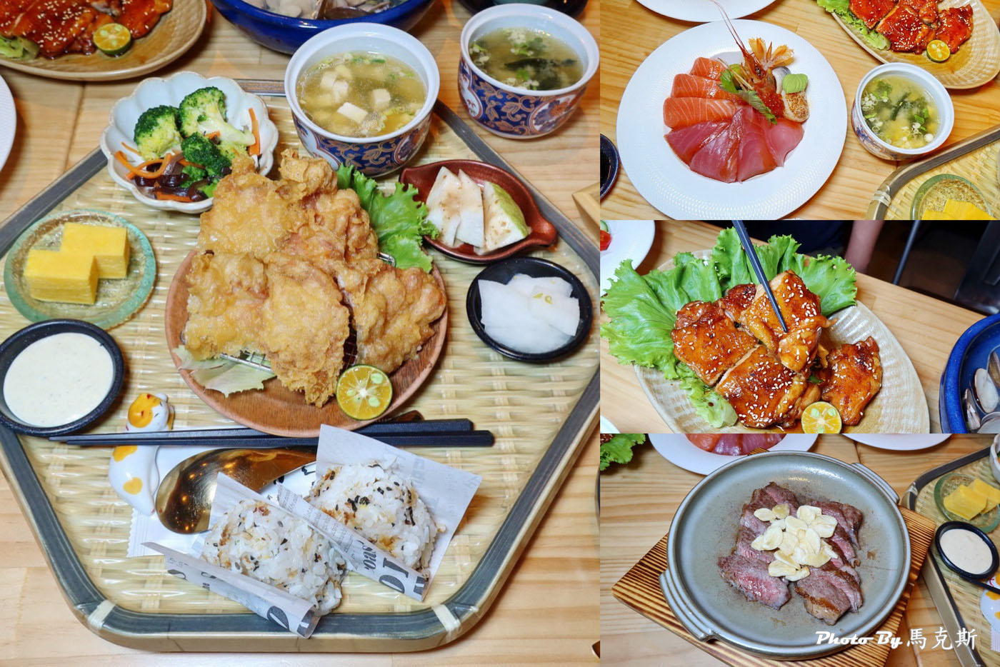 【嘉義西區美食推薦】心晴日式定食專売｜人氣唐揚雞排飯糰套餐豐盛美味 特上刺身海鮮丼厚切又新鮮 生意好值得再訪|外帶|嘉義火車站|嘉義文化路夜市|
