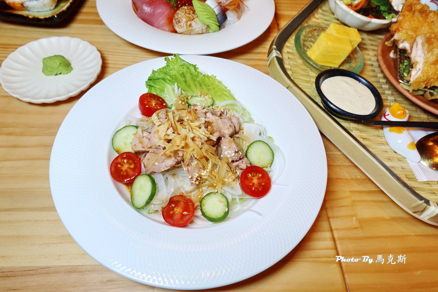 【嘉義西區美食推薦】心晴日式定食專売｜人氣唐揚雞排飯糰套餐豐盛美味 特上刺身海鮮丼厚切又新鮮 生意好值得再訪|外帶|嘉義火車站|嘉義文化路夜市|